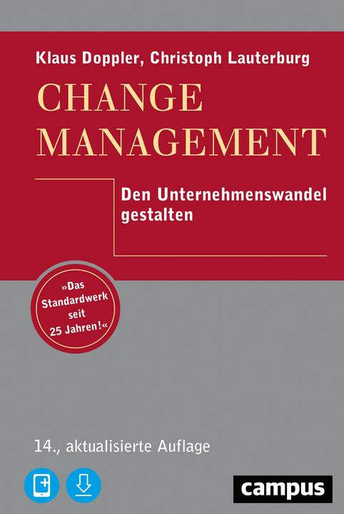 Actual product image Change Management (German, Klaus Doppler, 2019)