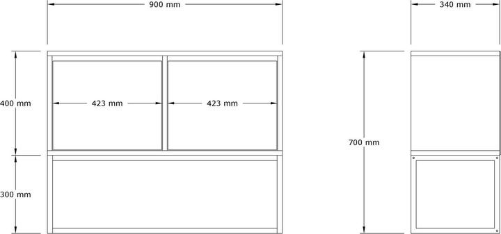 Voedingswaarden en ingrediënten Kalune Design Zermat (90 x 34 x 70 cm)