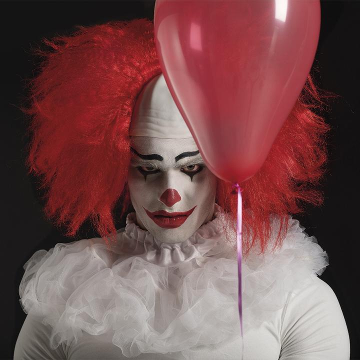 Actual product image Boland Wig Horror Clown