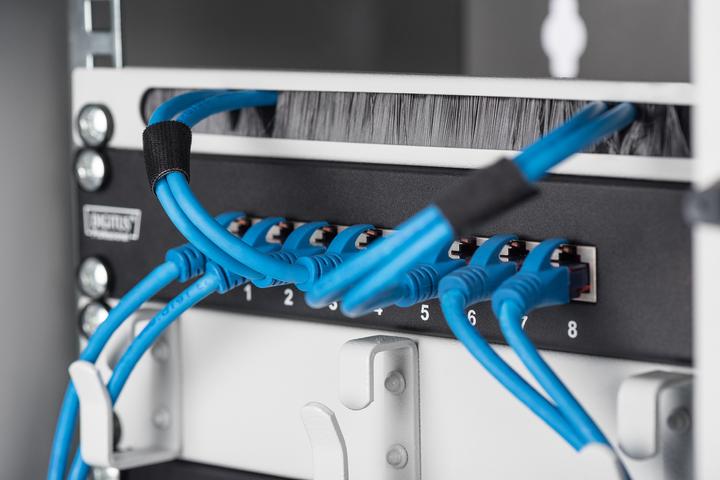 Produktbild Digitus 1HE 8-Port 10" Cat6 geschirmt schwarz