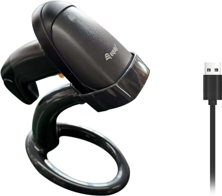 Image du produit equip Scanner à main de codes à barres Laser sans fil USB (Codes à barres 1D)