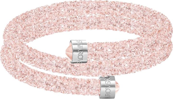Swarovski Crystaldust Bangle doppio rosa (Metallo)
