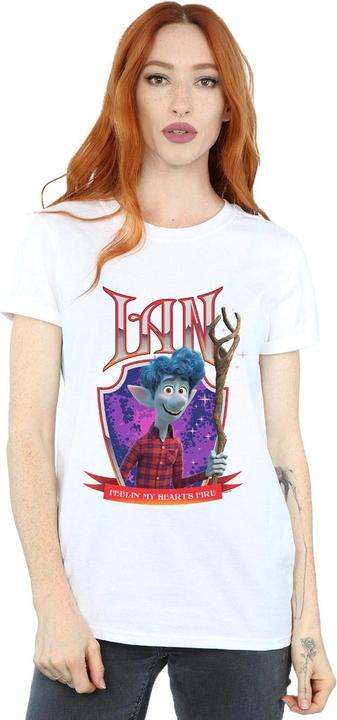 Immagine prodotto Disney Onward Ian Heart's Fire Maglietta Ampia Donna (M)