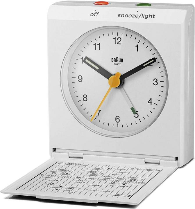 Image du produit Braun Montres BC05W Réveil à quartz pliable
