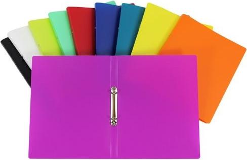 Actual product image Herba-Plastic Ring binder A4 assorted colours 10 pcs. (A4, 10 Piece)