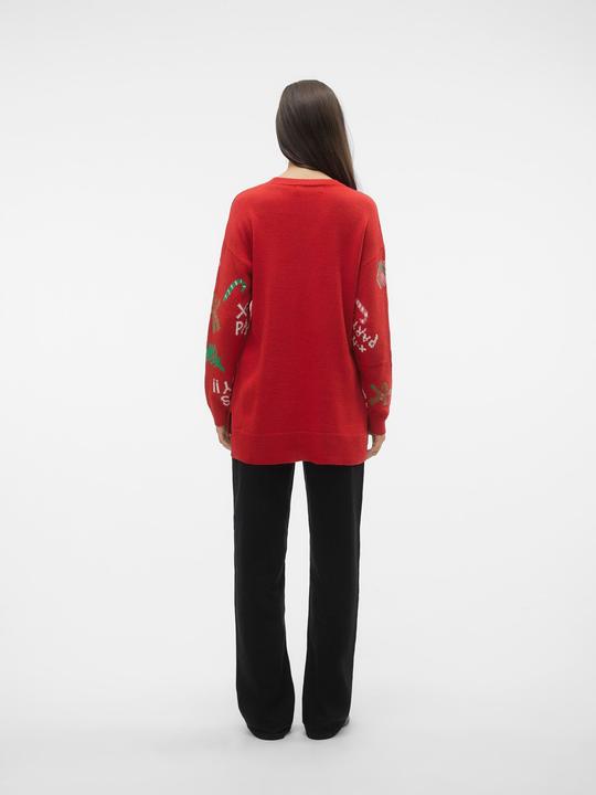 Actual product image Vero Moda VMXMASPARTY LS H/L O-NECK PULL. XMAS EXC Knitted Pullover (S)