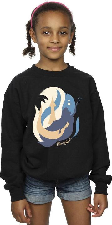 Actual product image Disney Girls The Little Mermaid Colour Silhouettes Sweatshirt (152, 158)