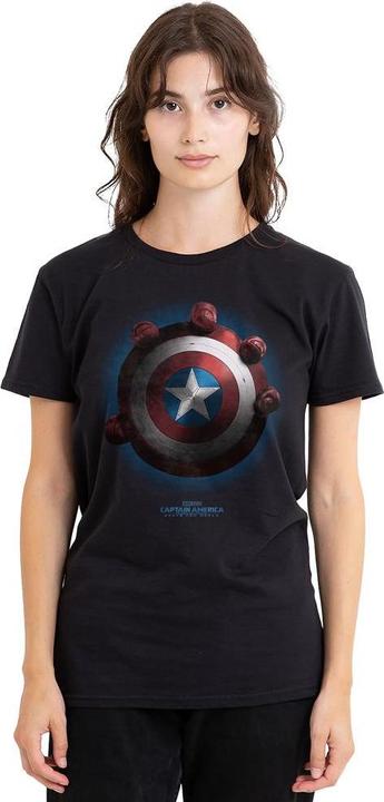 Immagine prodotto Captain America Maglietta Hulk Rosso Scudo Adulto Unisex (L)