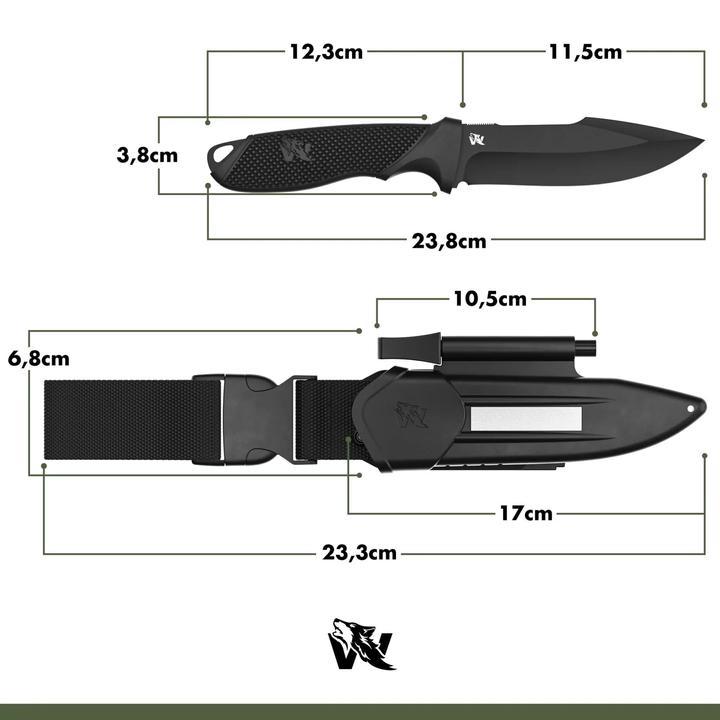Produktbild Odenwolf W3 Full Black (11.50 cm)