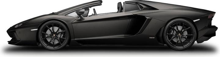 Actual product image Pocher Lamborghini Aventador LP700-4 Roadster Nero Nemesis