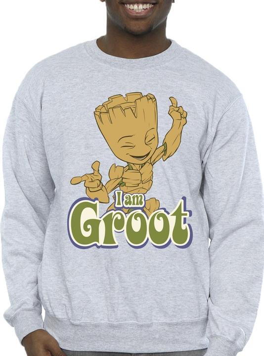 Actual product image Guardians of the Galaxy Mens Groot Dancing Sweatshirt (XXL)