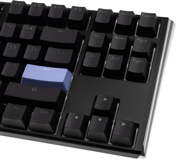 Produktbild Ducky One 3 Classic Black/White TKL Gaming Tastatur, RGB LED - MX-Blue (US) (US, Kabelgebunden)