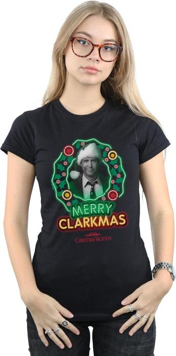 Immagine prodotto National Lampoon´s Vacation Maglietta in cotone Greyscale Clarkmas Donna/Ladies (M)