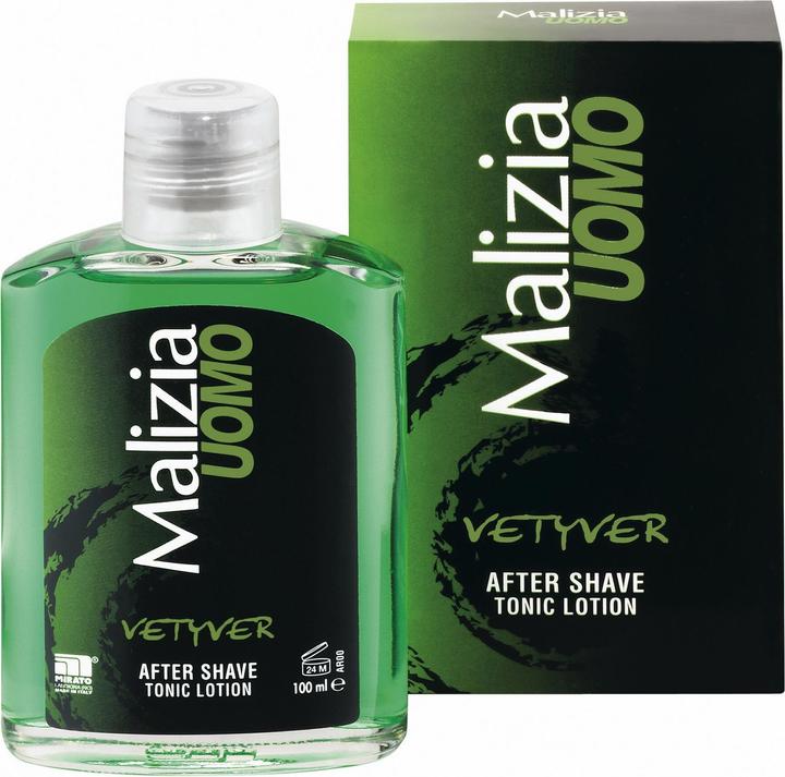 Actual product image Asco Malizia Uomo Vetyver After Shave Water (Aftershave spray pump, 100 ml)