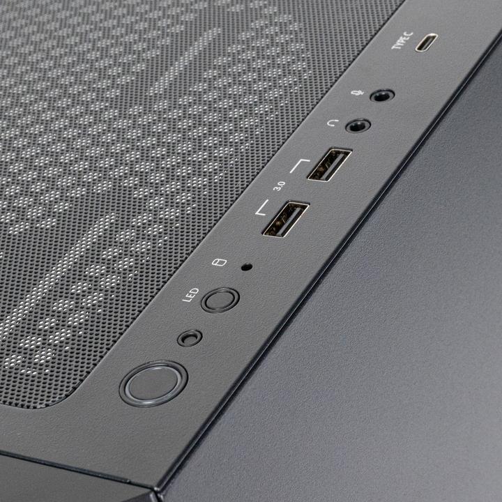 Actual product image Silverstone SST-FA514X-BG - FARA High Airflow ATX Mid-Tower gaming chassis with dual radiator suppor (ATX, mATX, Mini-ITX)