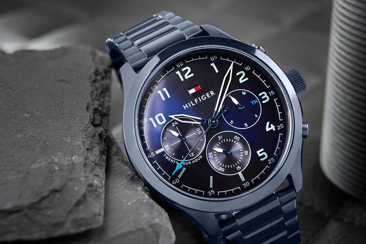 Actual product image Tommy Hilfiger Asher (Analogue wristwatch, 45 mm)