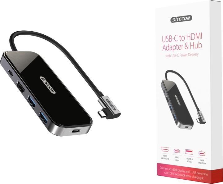 Sitecom USB-C – HDMI (USB-C, 5 Ports)