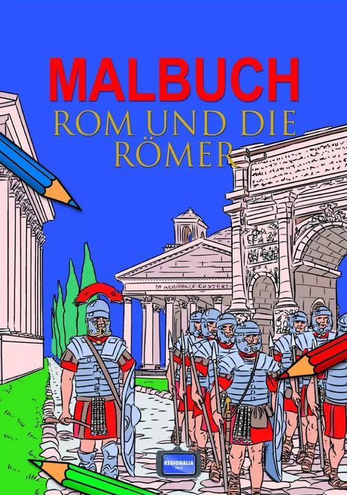 Actual product image Coloring book Rome and the Romans