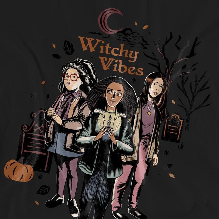 Immagine prodotto Universal Textiles Witchy Vibes Maglietta Becca Izzy Cassie Adulto Unisex (XL)