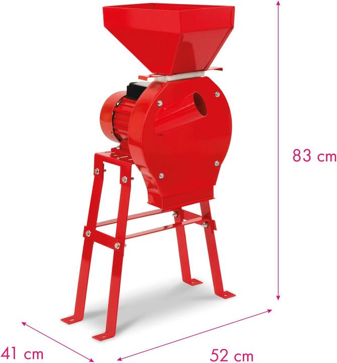 Actual product image Eberth Electric Grain Mill 1100 Watt Electric Motor with Underframe