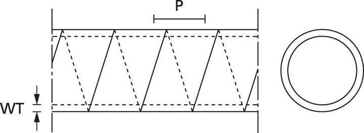 Immagine prodotto HellermannTyton Avvolgimento a spirale PTFE nat.DI 1,5mm (Tubo a spirale per cavi, 17 cm)