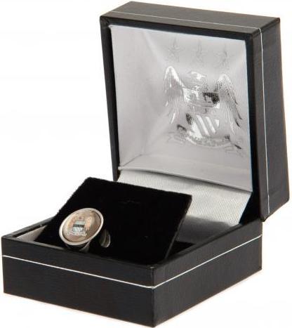 Image du produit Manchester City FC Pendentif bracelet à armoiries (1 cm, 100% acier inoxydable)