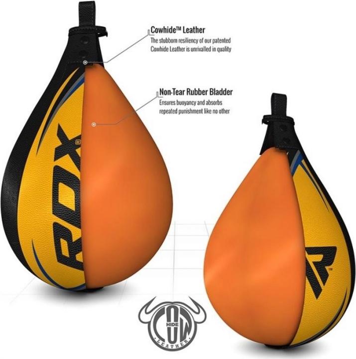 Immagine prodotto Rdx Palla di velocità in pelle gialla (0.65 kg)