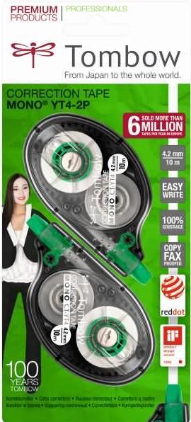 Actual product image Tombow MONO Original correction tape