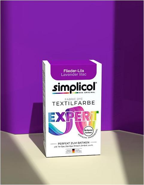 Actual product image Simplicol Textile colour expert (Lilac Purple, 150 ml)