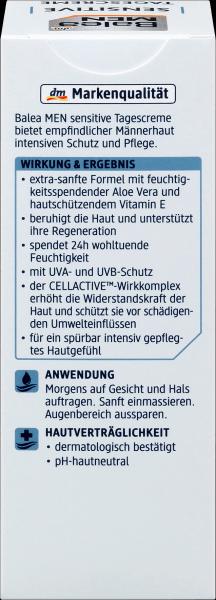 Produktbild dm Balea MEN Tagespflege Sensitive Tagescreme (75 ml, Tagescreme)
