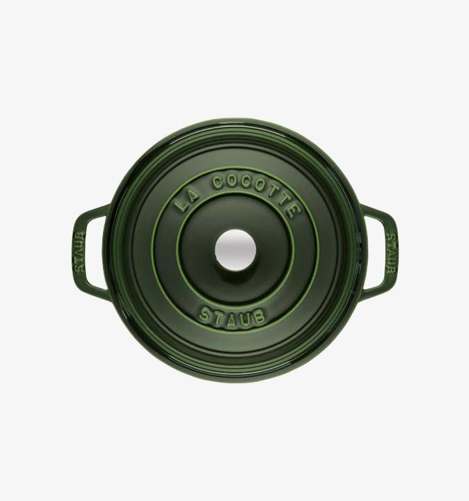 Immagine prodotto Staub Tostapane verde (28 cm, Pirofila + casseruola, Ghisa)