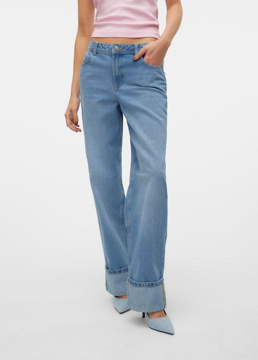 Produktbild Vero Moda VMEVELYN Niedrige Taille Locker geschnitten Jeans Weit geschnitten (W28/L32)