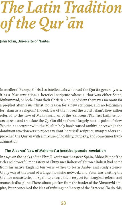 Produktbild The European Quran (Englisch, Jan Loop, Weltmuseum Wien, Naima Afif, 2024)