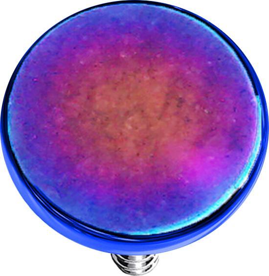 Immagine prodotto Star Piercing Lente Dermal Anchor colorata con rivestimento in titanio (Acciaio chirurgico 316L, senza ottone)