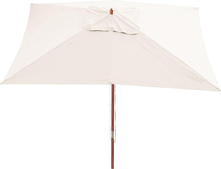 Image du produit Swisshandel24 Parasol, Parasol de marché, 3x4m polyester/bois 6kg - crème (4 m)