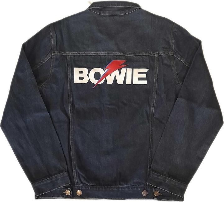 Produktbild David Bowie Unisex Adult Flash Back Print Logo Denim Jacket (XL)