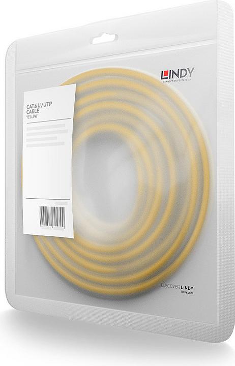 Actual product image Lindy Network cable (U/UTP, CAT6, 0.30 m)