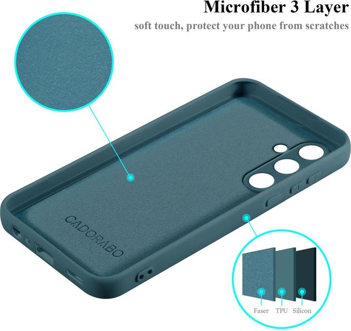 Actual product image Cadorabo Case for Samsung Galaxy A55 TPU in liquid protection silicone design (Samsung Galaxy A55)