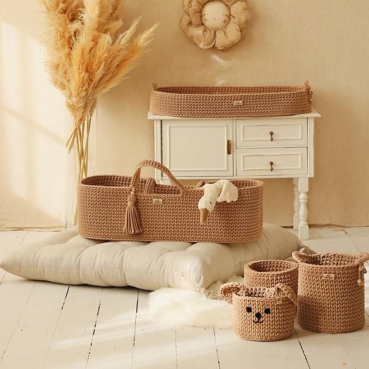 Actual product image Lil Things Bear storage basket