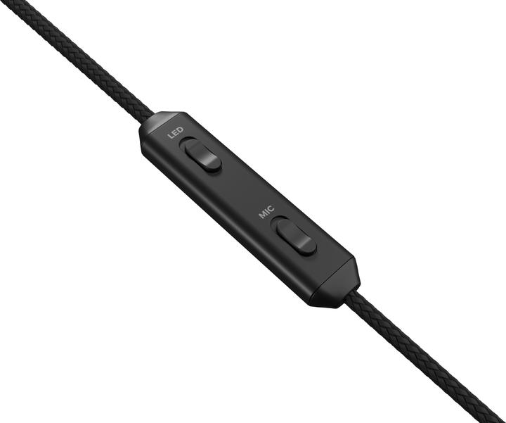 Image du produit Genesis Słuchawki SŁUCHAWKI NAUSZNE NEON 613 RGB Z MIKROFONEM PODŚWIETLENIE CZARNE (Filaire)