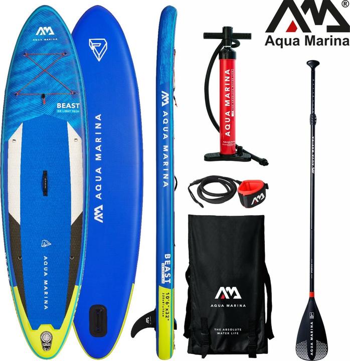 Actual product image Aqua Marina SUP Board 320x81cm with zip backpack Double Action Pump LIQUID AIR V1 Paddle E (10'10")