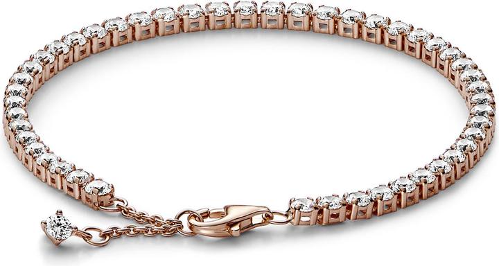 Produktbild Pandora Funkelndes Tennisarmband (18 cm, Metall, rosevergoldet)