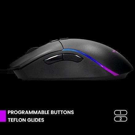 Actual product image Preyon Mysz Hawk Customizable (PHC27B) (Cable)