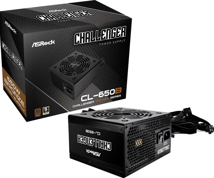 AsRock Zasilacz CHALLENGER 650W 80 Plus Bronze (650 W)