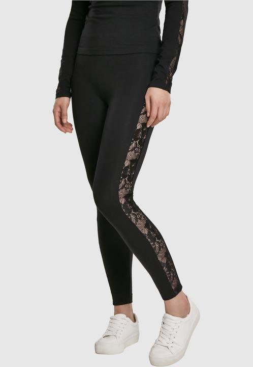 Actual product image Urban Classics Ladies Lace Striped Leggings (XL)