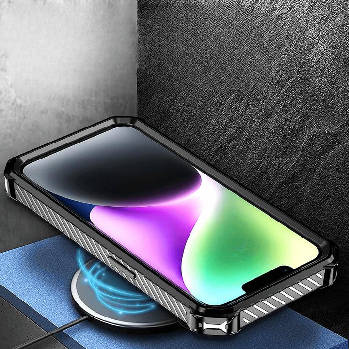 Produktbild Cover-Discount iPhone 15 Pro - Armor Case mit Kickstand blau (Apple iPhone 15 Pro)