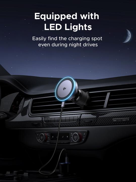 Produktbild Ugreen Magnetic Car Wireless Charger W708 15W (15 W)
