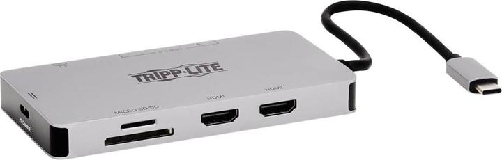 Produktbild Eaton USB-C Dock Dual Display - 4K 60Hz HDMI USB 3.2 Gen 1 USB-A Hub GbE Memory Card 100W (USB-C, 3 Ports)