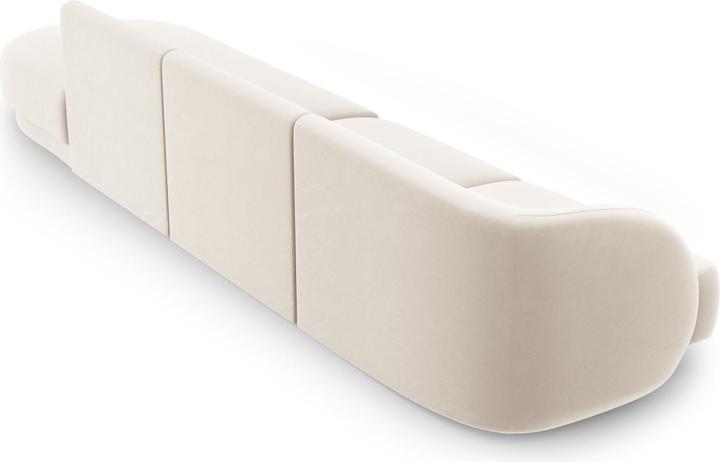 Image du produit Micadoni Canapé Droit Velours, "Miley", 4 Places, 323x90x70Fabriqué en Europe (2 places, 3 places, 4 places)