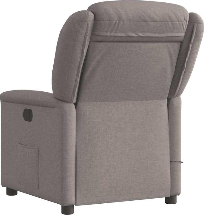 Produktbild VidaXL Massagesessel Taupe Stoff Massage TV-Sessel Sessel mit Massagefunktion